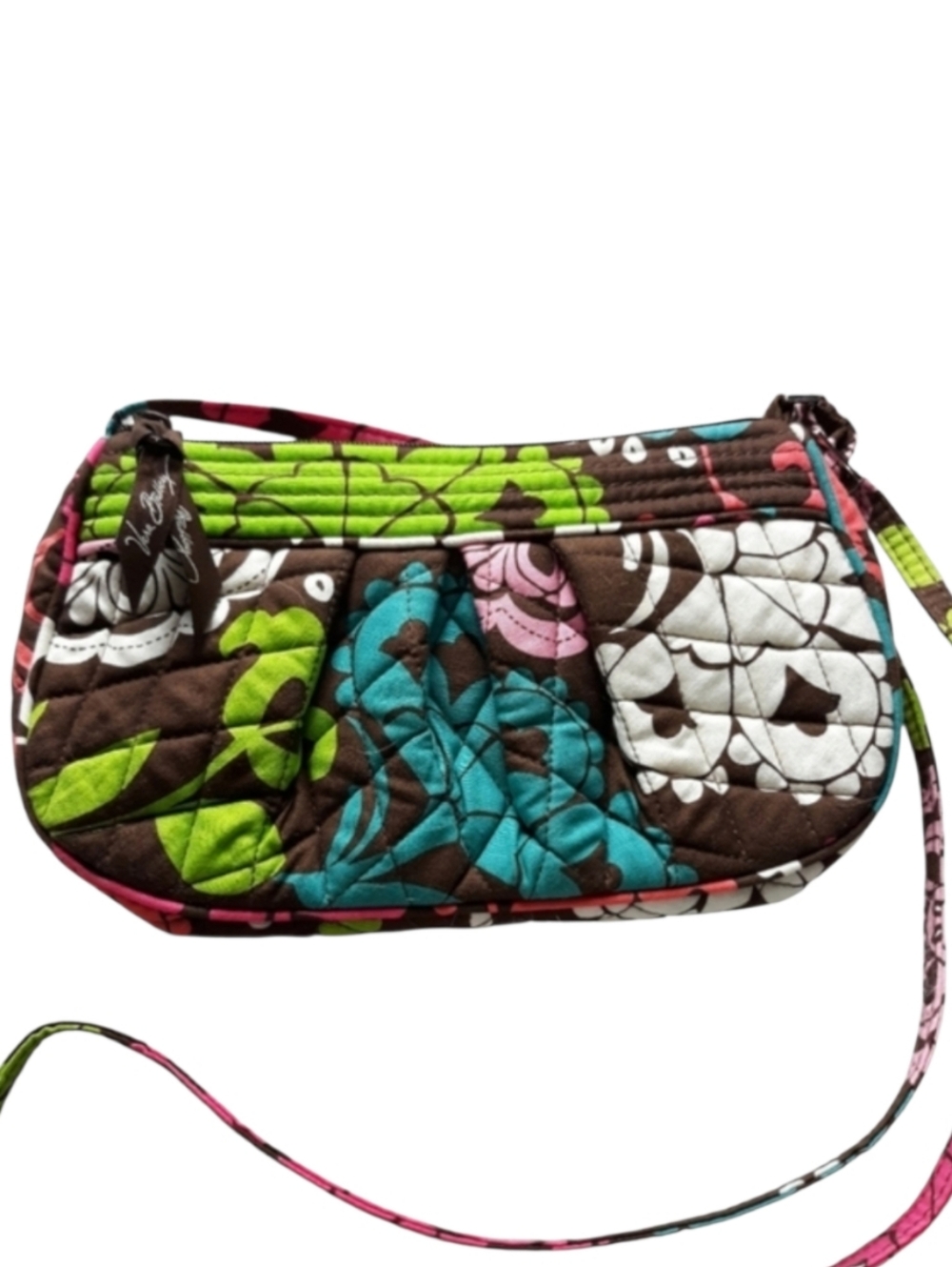 Vera Bradley Frannie Crossbody Retired Lola Mod Pop Floral Print
